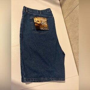 RK Brand Real Work Wear Blue Jean Shorts Blue Denim 100% Cotton Mens 50 NWT